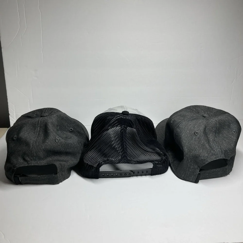 Vermeer All Roads Caps Hats Lot of 3‎ Green Gray Machine Tool Rental Ohio